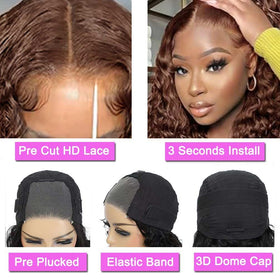 Srakuw Brazilian human hair wig pre-plucked for quick, confident wear