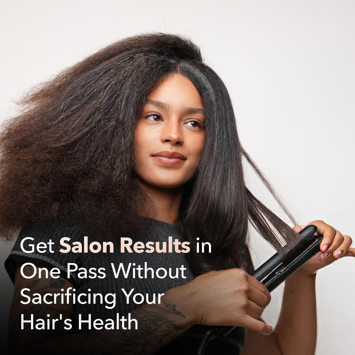 StyleQ with GraphFlow technology delivers even heat for faster styling