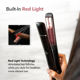 StyleQ titanium plates provide durable, consistent heat for all hair types