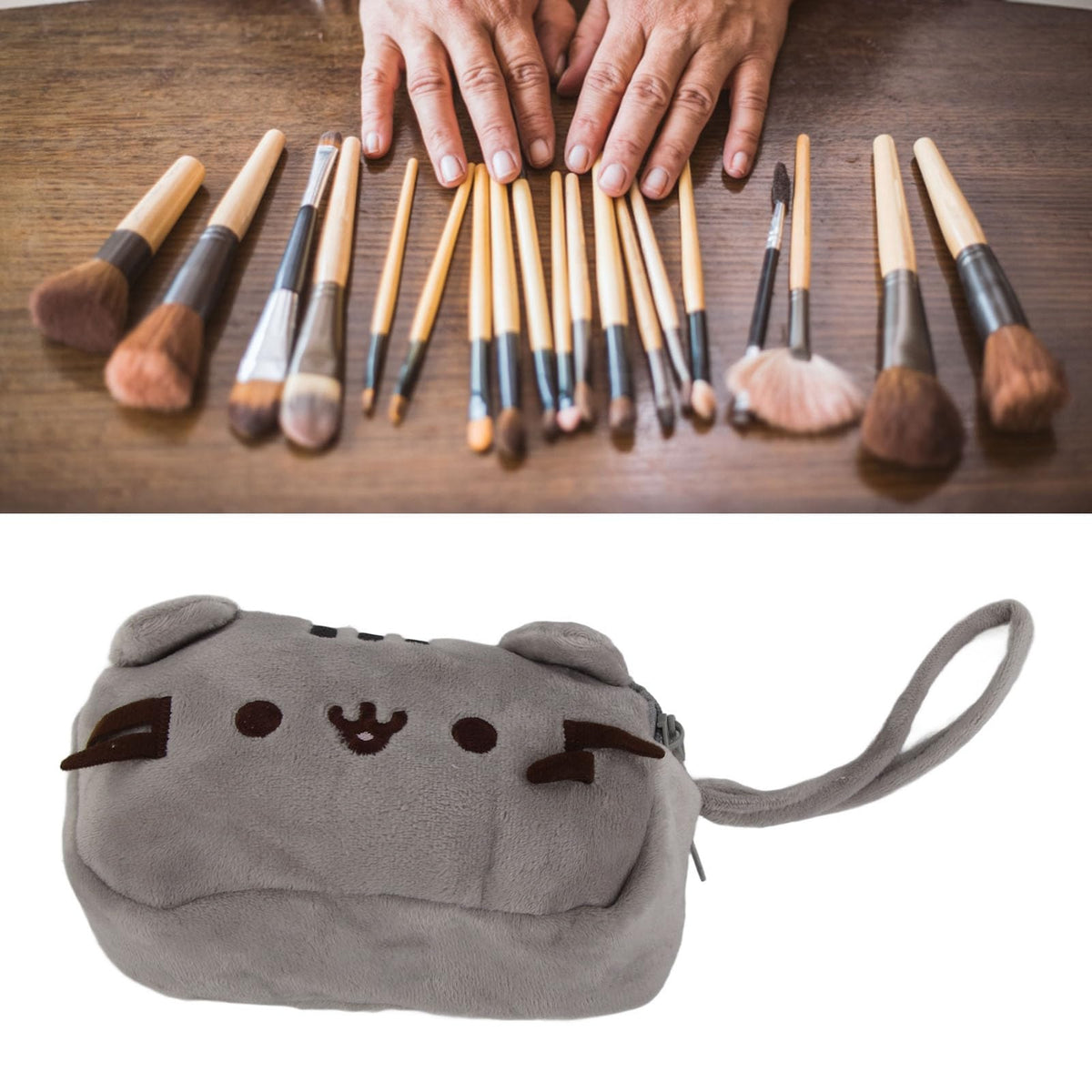 Srliya travel toiletry bag with kitten style, adds charm to trips
