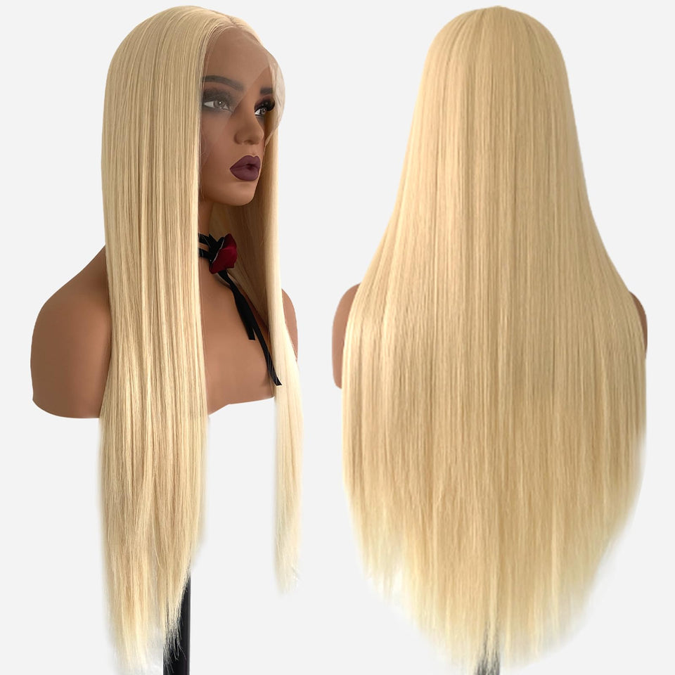SSSNIVIA blonde wig with 13x4 HD lace front for natural hairline