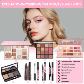 SSZS All-in-One Makeup Kit lipstick and lipgloss for vibrant color and comfortable daily wear.