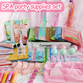SSZS spa party under-eye patches refreshing tired eyes during a sleepover