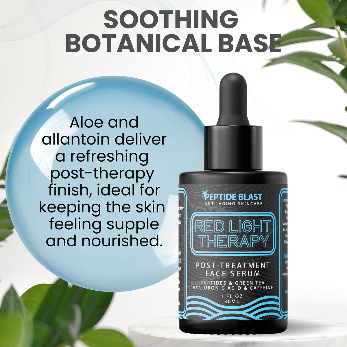 St. Croix Peptide Blast serum with aloe and allantoin for soothing care