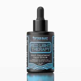 St. Croix Peptide Blast serum bottle illustrating post-treatment hydration potential