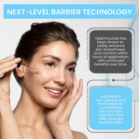 St. Croix Peptide Blast serum marine extract illustration suggests barrier-supporting formula