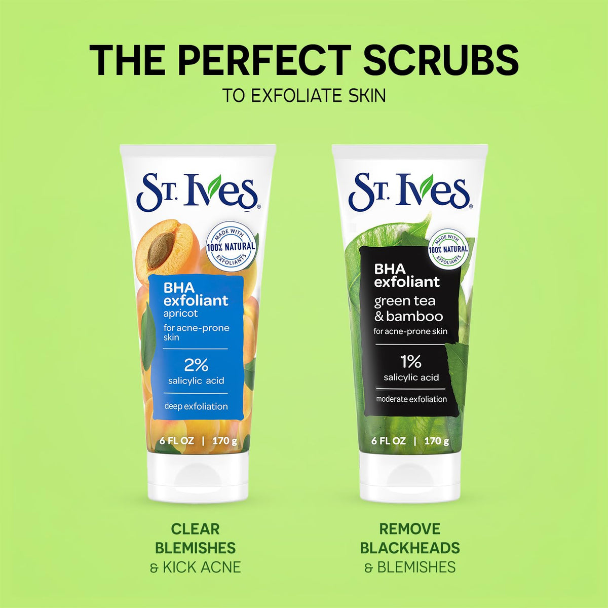 St. Ives Apricot scrub texture close-up showing natural exfoliants.