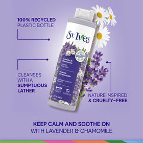Close-up of foam lather from Dark Cherry and Argan Oil wash by St. Ives.