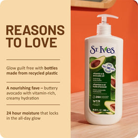 Scented lotion with uplifting fragrance for daily use.