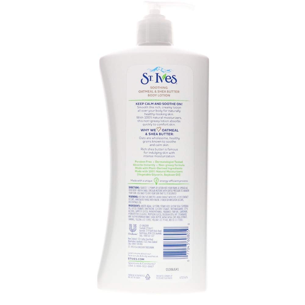 St. Ives Nourish & Soothe lotion pack ideal for daily moisturizing across spaces