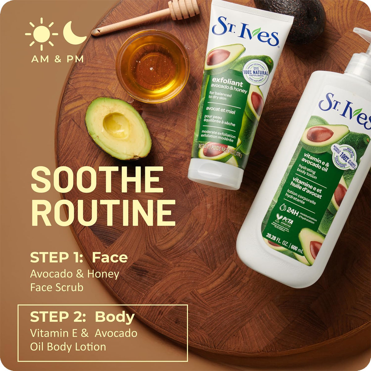 Soybean oil ingredient icon highlighting natural moisture in USA-sourced blend.