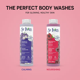St. Ives two-pack box front highlighting value and natural extracts.
