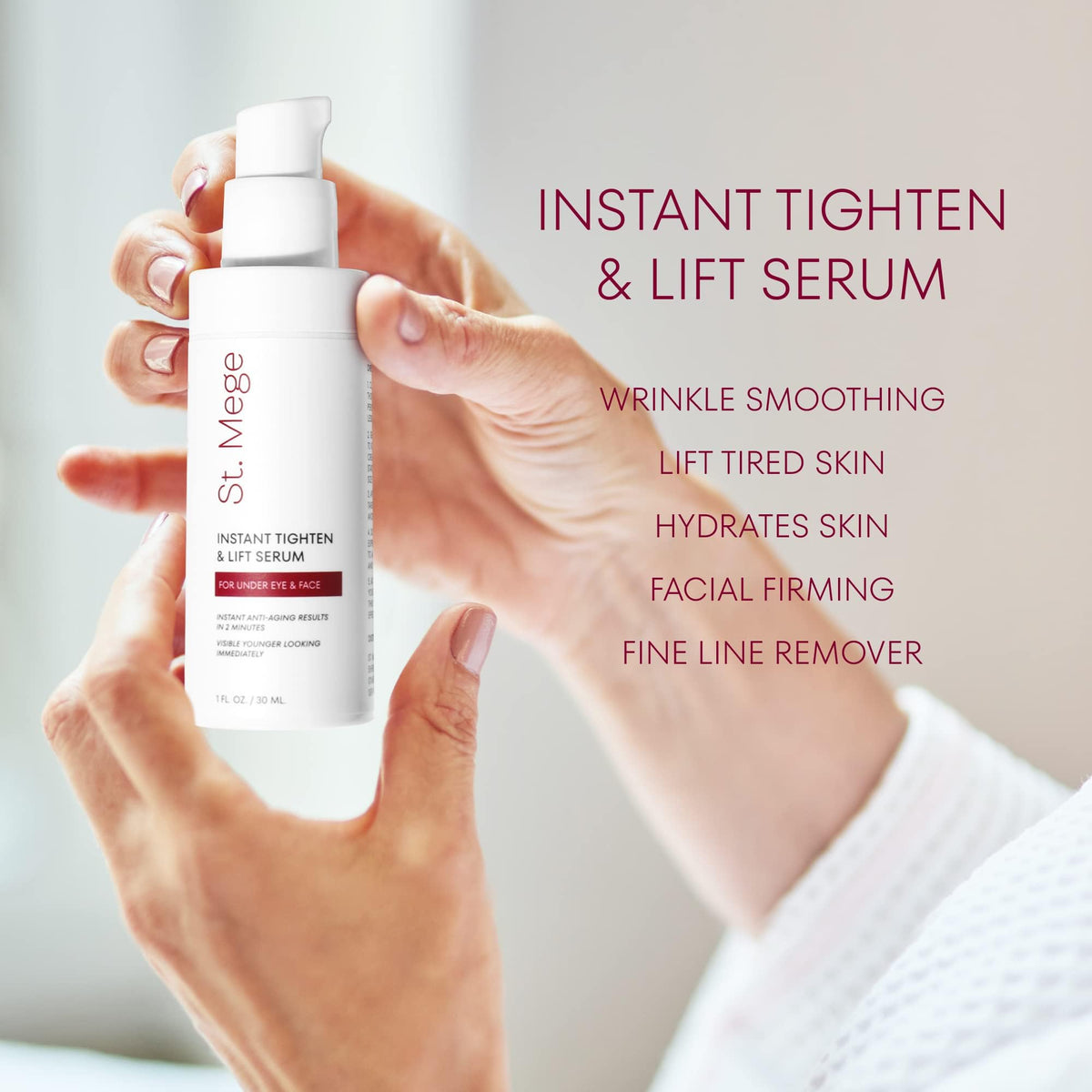 St. Mege jar highlights peptide-powered anti-aging formula