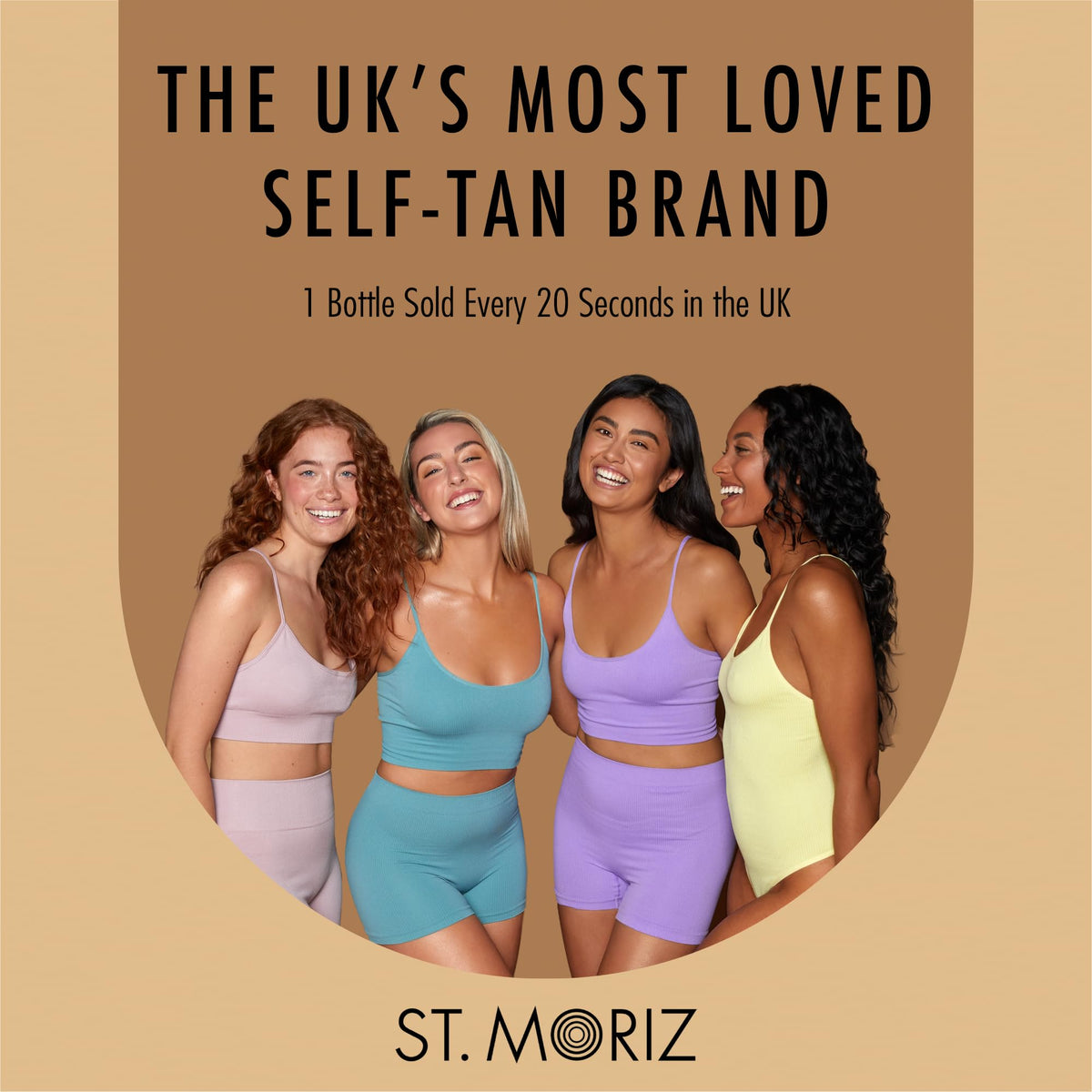 St. Moriz final bronze glow on skin for a sun-kissed finish.