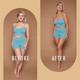 St. Moriz Self-Tanner Mousse Swirl for quick, even color application.