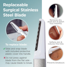 StackedSkincare standard replacement blades pack for full-face use