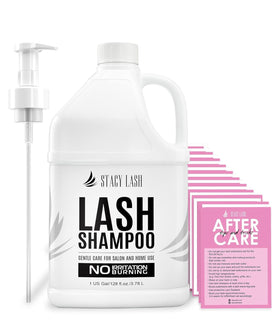 STACY LASH eyelash extension shampoo bottle for salon use and home care