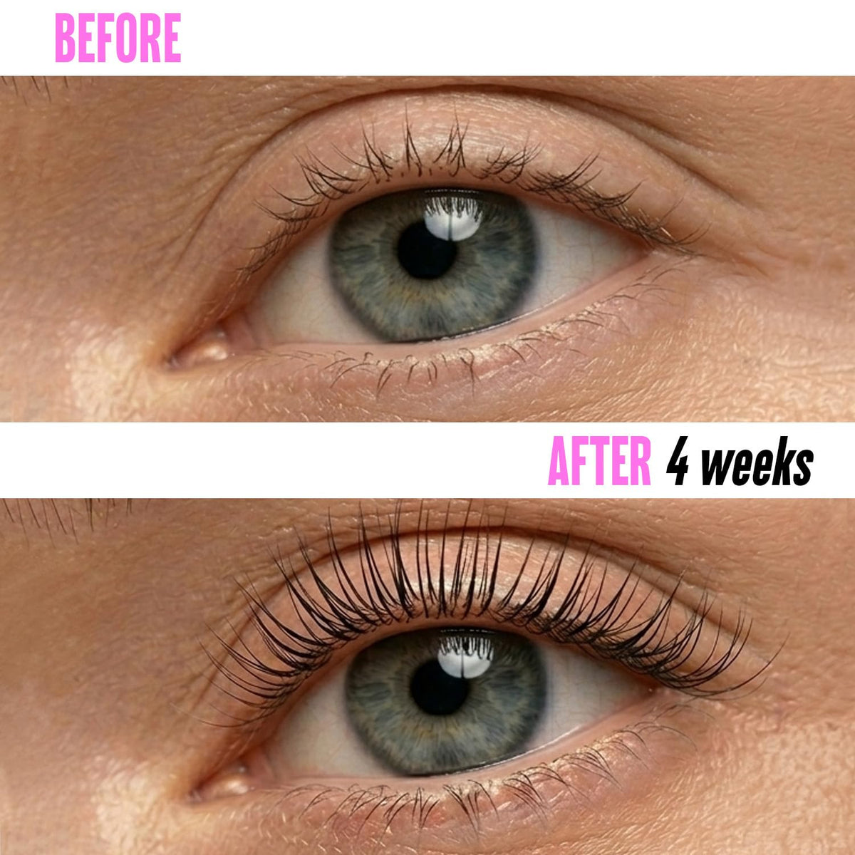 Stacy Lash Growth Serum applicator brush, precise application for lashes and brows.