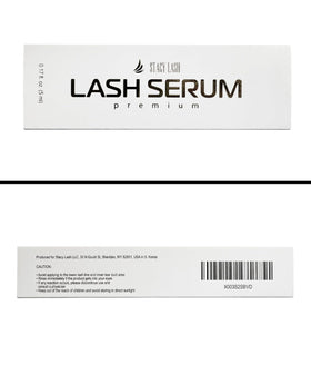 Stacy Lash Growth Serum compact travel case, ideal for on-the-go care.