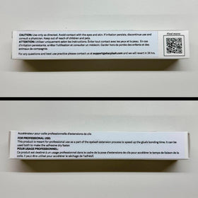 STACY LASH Super Booster hygienic packaging supports clean workflows.