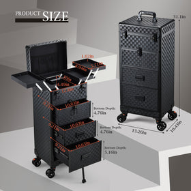 Stagiant 360-degree wheels provide smooth, quiet movement.