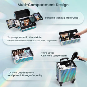 Stagiant spacious interior with removable dividers for organized tools.