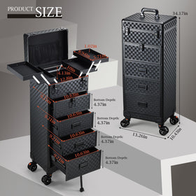Stagiant three-drawer system with push-to-open design.