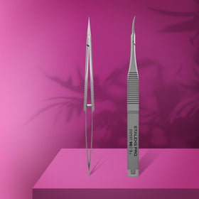 STALEKS PRO Expert 90 cuticle micro scissors delivering smooth, fatigue-free motion.