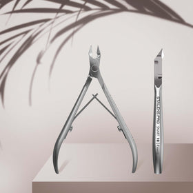 STALEKS PRO cuticle nippers SMART 10 satin finish reduces glare and adds a professional look