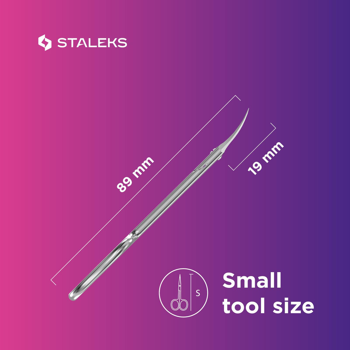 Professional tool designed for left-handed nail care professionals.
