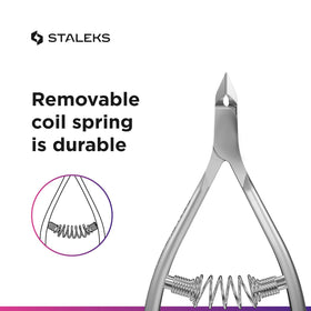 Staleks Pro Smart 30 coil spring enables smooth trimming action.