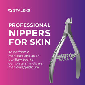Staleks Pro Smart 30 matte satin finish reduces glare during use.