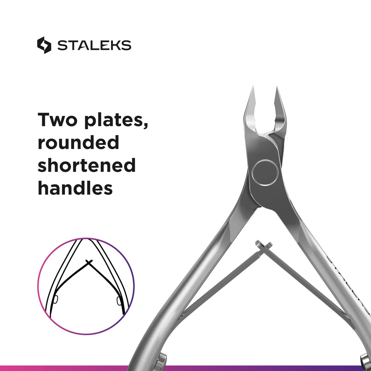 Staleks Pro SMART 31 satin matte finish reduces glare during work