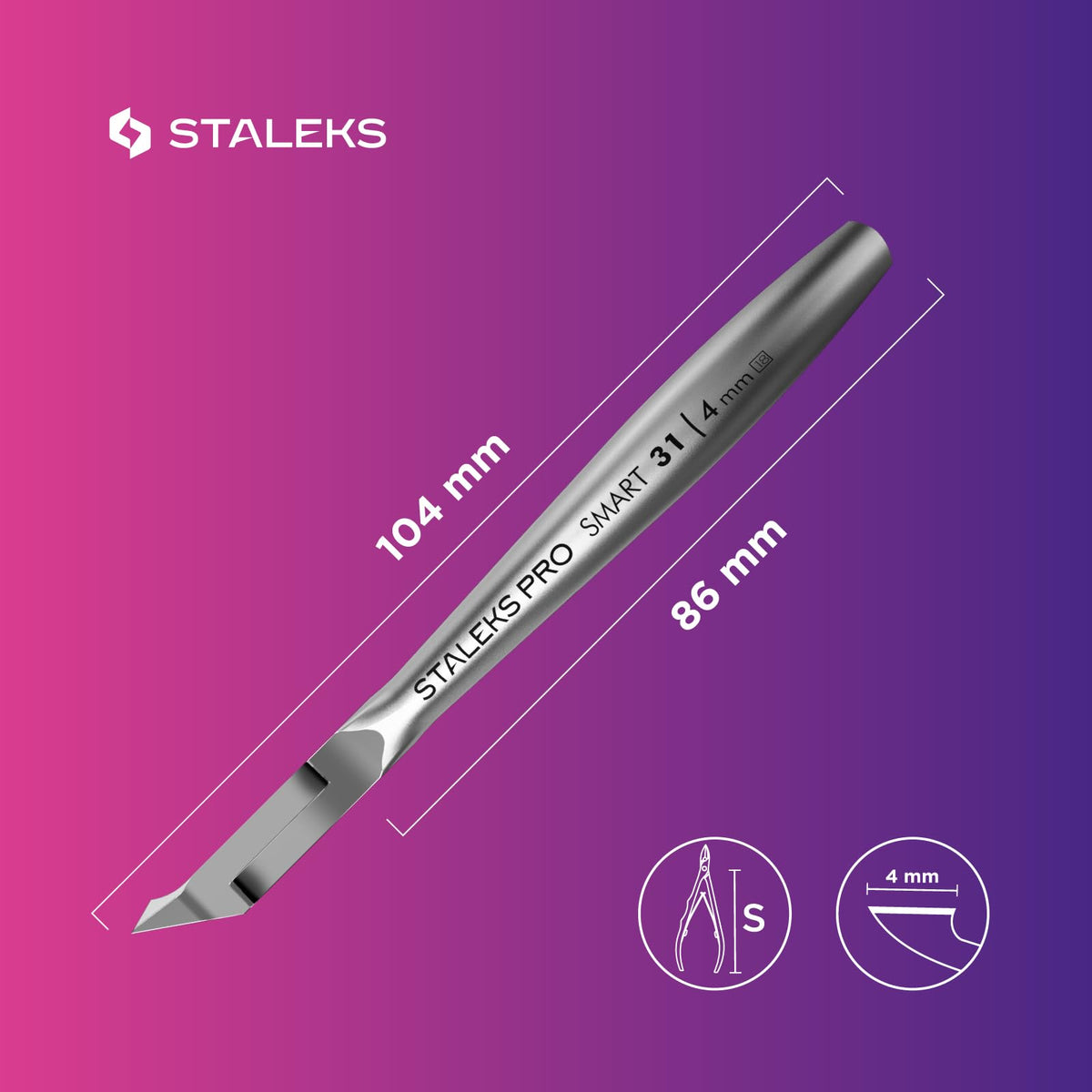 Staleks Pro SMART 31 sterilizable in dry heat or autoclave