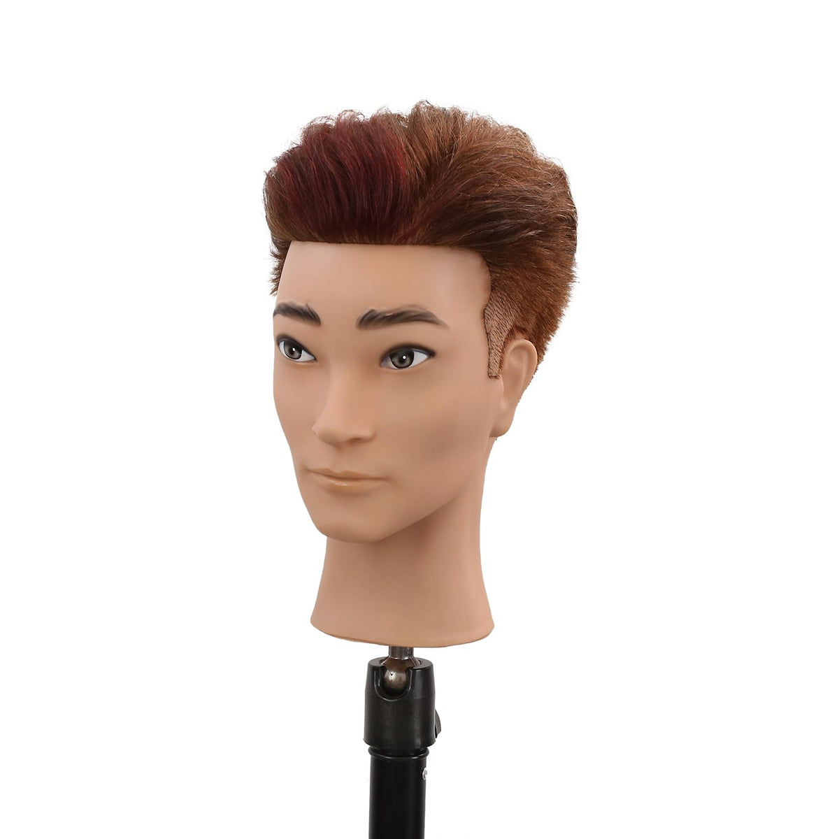 Stancia cosmetology training head suitable for schools and salons.