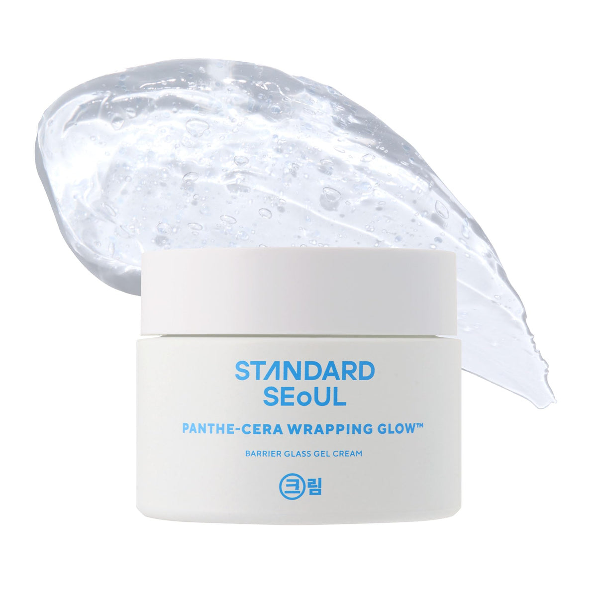 Standard Seoul Barrier Glass Gel Moisturizer jar showing a lightweight hydration for daily use.