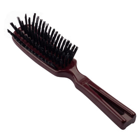STANLEY Commander hairbrush detangling wet or dry hair with firm nylon bristles.