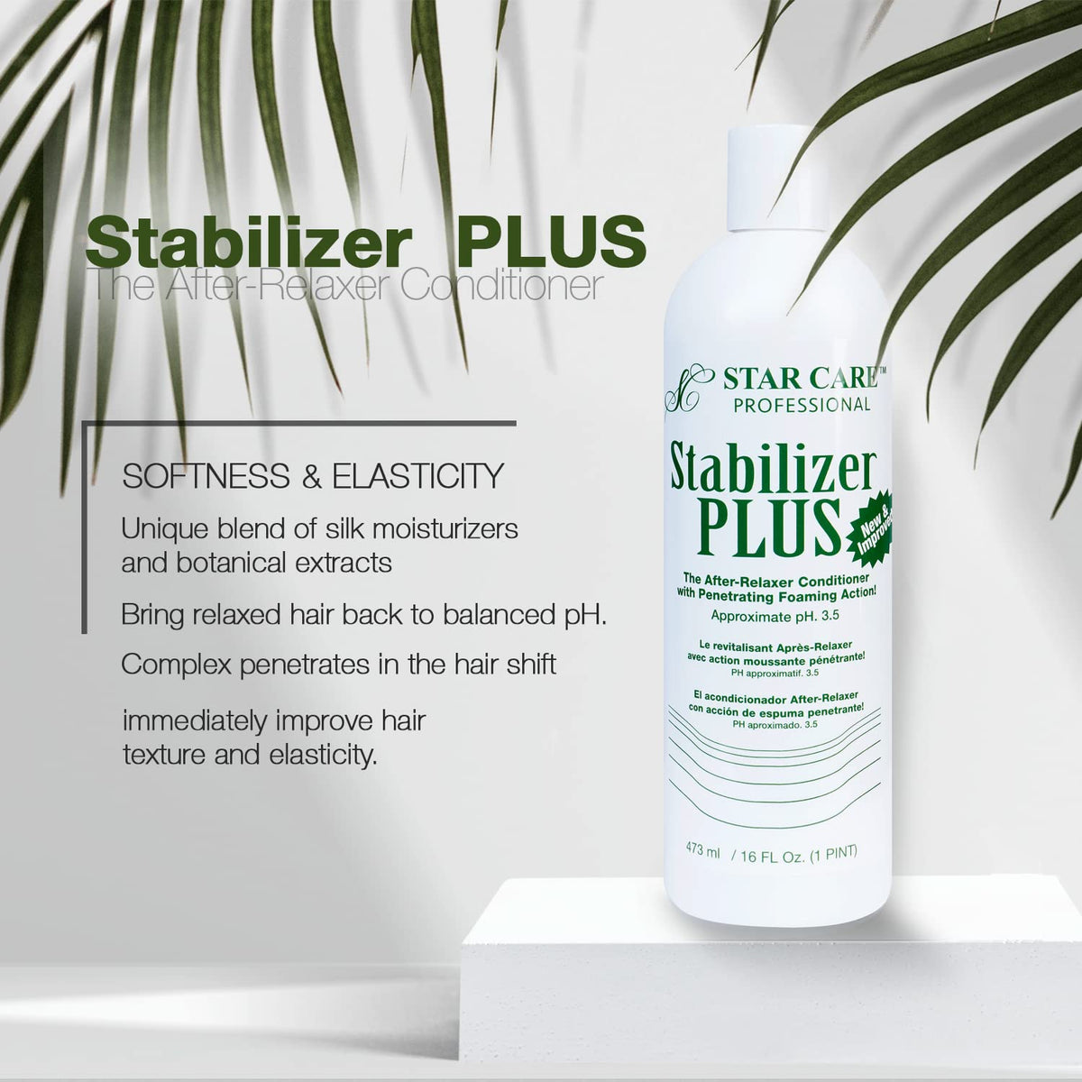 STAR CARE Stabilizer Plus demonstrates penetrating foaming action for quick conditioning.
