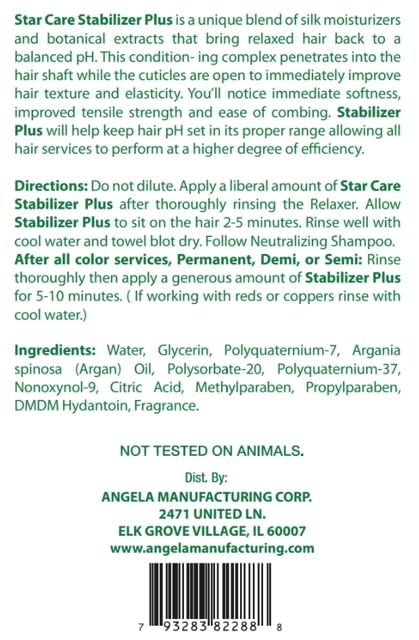 STAR CARE Stabilizer Plus supports efficient salon services after chemical treatments.