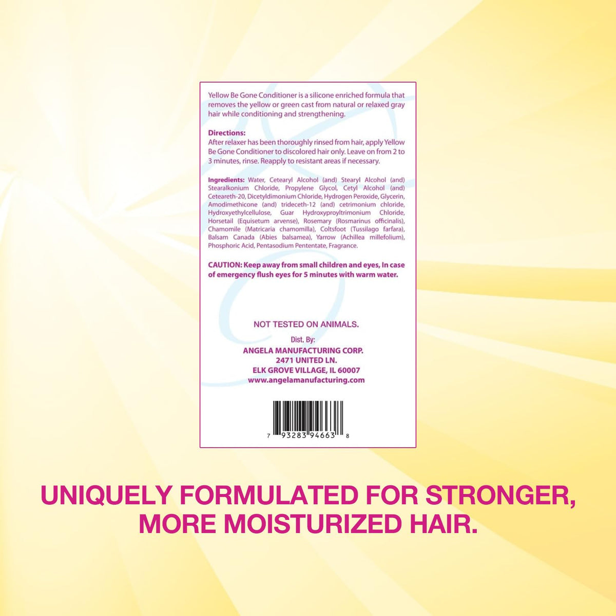 STAR CARE Yellow Be Gone on bathroom counter for easy at-home toning