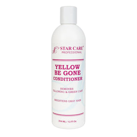 STAR CARE Yellow Be Gone bottle pour shows even brass-neutralizing application