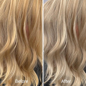 STAR CARE Yellow Be Gone conditioner bottle front provides hydrating nourishment for hair.