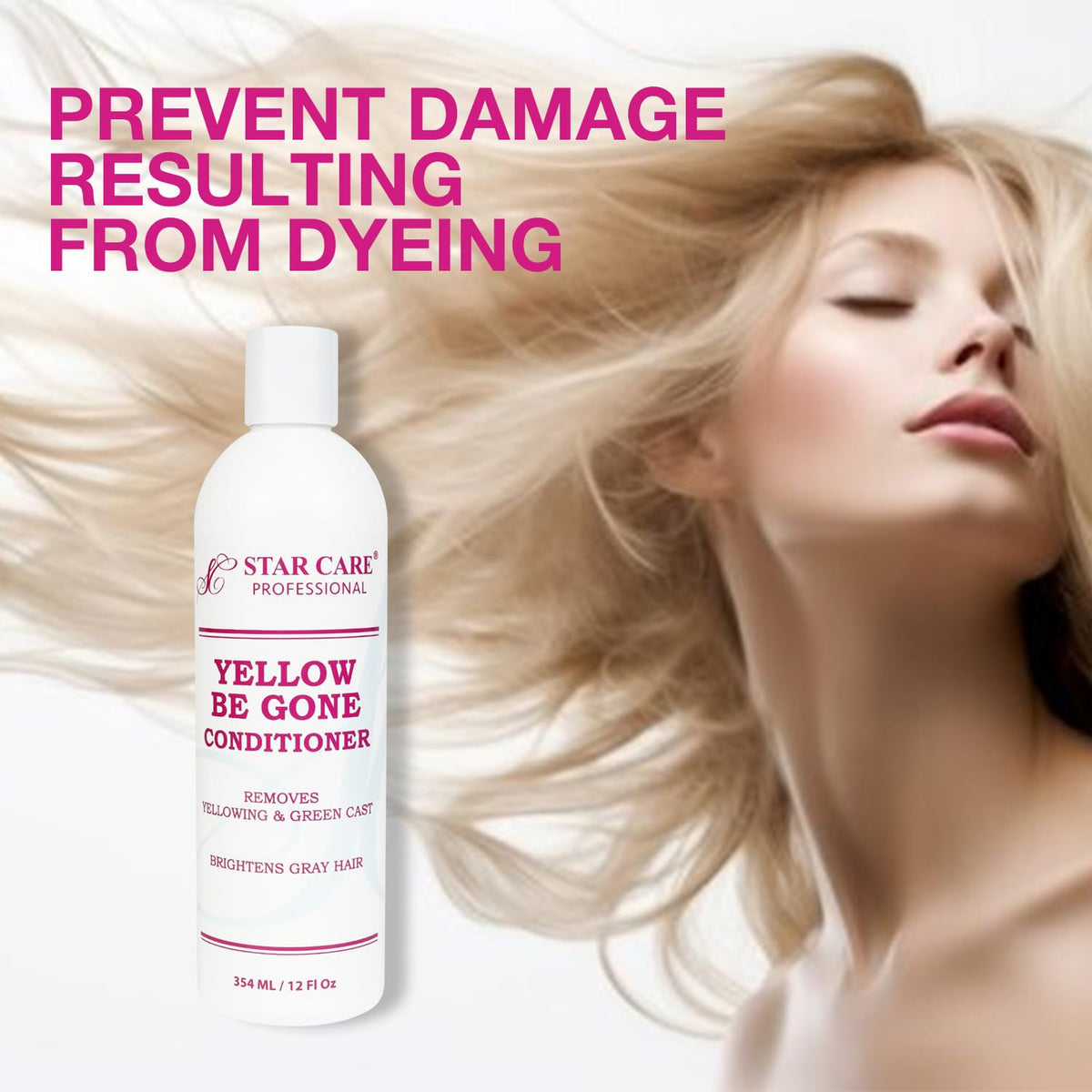 STAR CARE Yellow Be Gone cream texture for blond and gray refresh