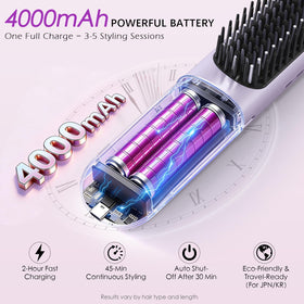 Starkik Go Brush Pro anti-scald design for safer styling near the scalp