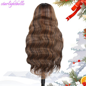 StarlightBelle Highlight 28-inch ombre wig back length for full silhouette