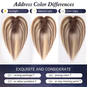Starluck 10-inch topper styled down for versatile everyday looks