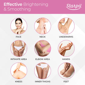 Starpil pink hard wax beads with low melting point preparing rapid setup for waxing