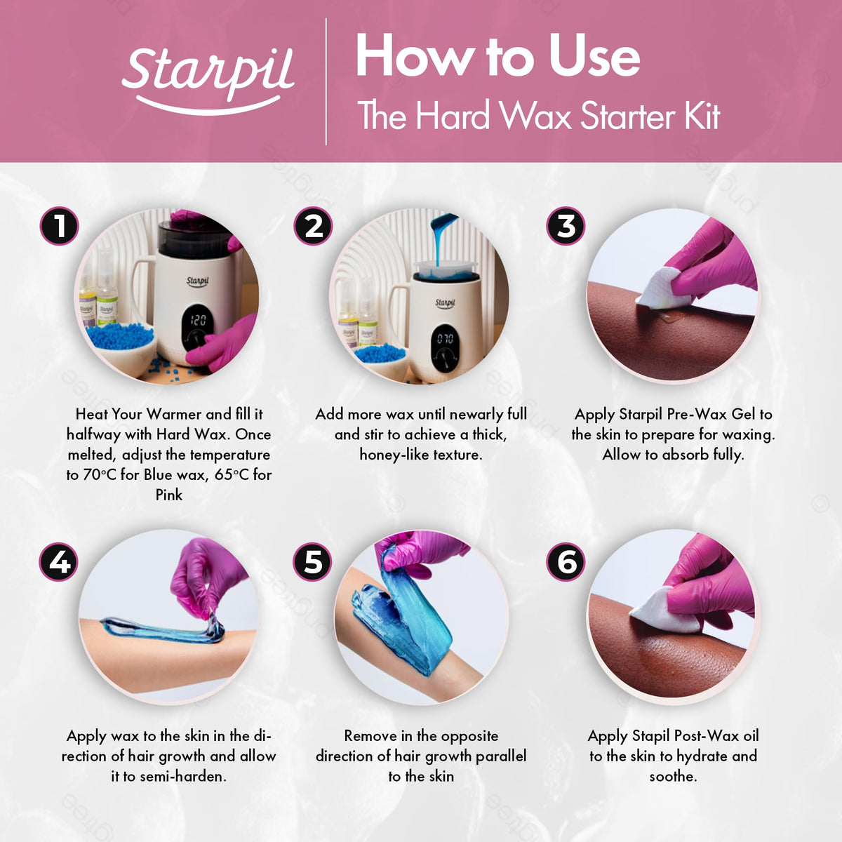 Starpil Wax Warmer 8.4oz capacity ideal for small-area waxing like brows.