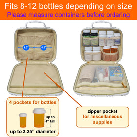 StarPlus2 travel case back view highlighting durable zipper and slim silhouette.