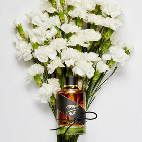 Stash by Sarah Jessica Parker bottle on packaging; gift-ready presentation with confident branding